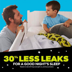 Bundle of Ninjamas Boys Bedwetting Nighttime Underwear, Size S/M (38-70 lbs), 88 Count+ Pampers Wipes, Sensitive, Water Based Wipe, Hypoallergenic, and Unscented 336 Wipes Total (4 Flip-Top Packs)