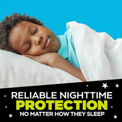 Ninjamas Boys Nighttime Underwear, Size L for Boys (64-95+ lbs), 68 Count, Ultra Absorbent + Pampers Wipes, Sensitive, Water Based Wipe, Hypoallergenic, and Unscented, 336 Wipes Total (4 Packs)