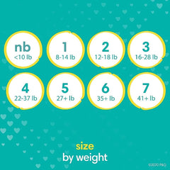 Pampers Disposable Diapers Size 7, Swaddlers 88 Count + Overnight (36 Count)