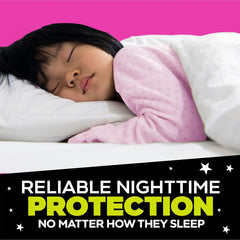 Ninjamas Girls Bedwetting Nighttime Underwear, Size S/M (38-70 lbs), 88 Count, Overnight Protection, Ultra Absorbent, Hypoallergenic