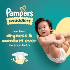 Pampers Swaddlers Diapers, Size 4 (15-34 lbs), 120 Count, Absorbent, Keeps Baby Dry and Comfortable, Skin Safe Disposable Baby Diaper (Packaging May Vary)