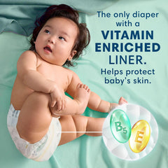 Pampers Pure Protection Baby Diapers, Size 4 (22-37 lbs), 58 Count, Up to 100% Leakproof, Premium Plant-based Skin Protection, Hypoallergenic Soft Diapers