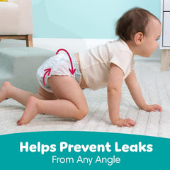Pampers Diapers - Swaddlers 360° - Size 5, 17 Count, up to 100% Leakproof Comfy Dry Fit, Designed for Easy Changes, Pull On Baby Diaper