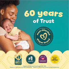 Pampers Swaddlers Diapers, Size 2 (10-22 lbs), 186 Count, Absorbent, Keeps Baby Dry and Comfortable, Skin Safe Disposable Baby Diaper (Packaging May Vary)
