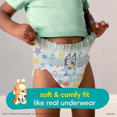 Pampers Easy Ups Pull On Training Underwear Boys, 4T-5T, 2 Month Supply (2 x 104 Count) with Sensitive Water Based Baby Wipes 12X Multi Pack Pop-Top and Refill (1008 Count)
