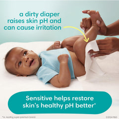 Pampers Easy Ups Pull On Training Underwear Boys, 5T-6T, 2 Month Supply (2 x 84 Count) with Sensitive Water Based Baby Wipes 12X Multi Pack Pop-Top and Refill (1008 Count)